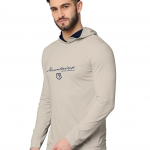 Trendy Front & Back Printed Fullsleeve Hooded Sweatshirt for Men